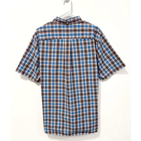 Brooks Brothers Red Fleece - Men's Plaid, Collared, Short Sleeve Shirt (XL) - Picture 2 of 4